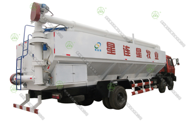 18吨内蒙古蒙牛乳业集团定制散装饲料运输车